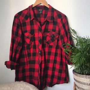 Torrid Plaid Button down